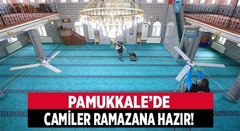Ankarada Ramazan hazırlığı Tüm camiler tertemiz